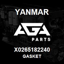 X0265182240 Yanmar GASKET | AGA Parts