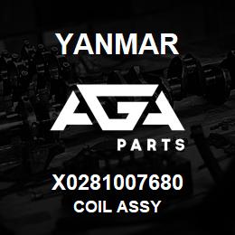 X0281007680 Yanmar COIL ASSY | AGA Parts