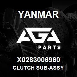 X0283006960 Yanmar CLUTCH SUB-ASSY | AGA Parts