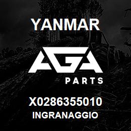 X0286355010 Yanmar INGRANAGGIO | AGA Parts