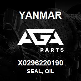 X0296220190 Yanmar SEAL, OIL | AGA Parts