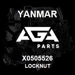 X0505526 Yanmar locknut | AGA Parts