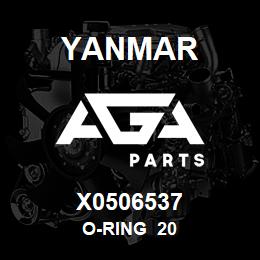 X0506537 Yanmar O-RING 20 | AGA Parts