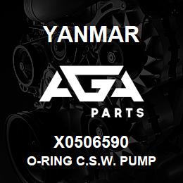 X0506590 Yanmar o-ring c.s.w. pump | AGA Parts