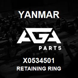 X0534501 Yanmar RETAINING RING | AGA Parts