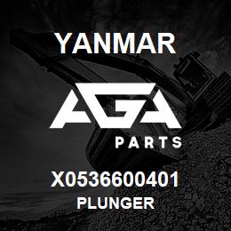 X0536600401 Yanmar PLUNGER | AGA Parts