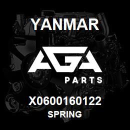 X0600160122 Yanmar SPRING | AGA Parts