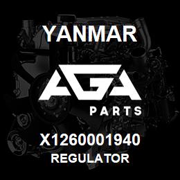 X1260001940 Yanmar REGULATOR | AGA Parts