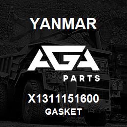 X1311151600 Yanmar gasket | AGA Parts