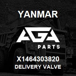 X1464303820 Yanmar DELIVERY VALVE | AGA Parts