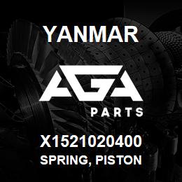 X1521020400 Yanmar SPRING, PISTON | AGA Parts