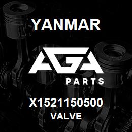 X1521150500 Yanmar VALVE | AGA Parts