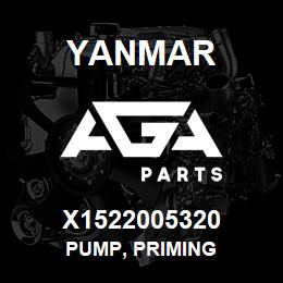 X1522005320 Yanmar PUMP, PRIMING | AGA Parts