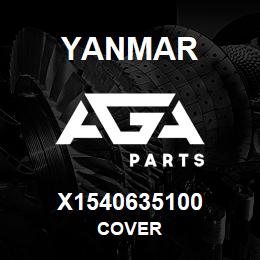 X1540635100 Yanmar cover | AGA Parts