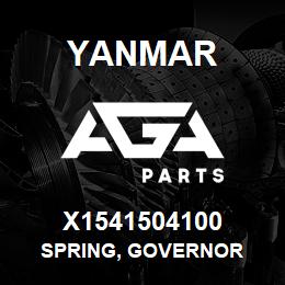 X1541504100 Yanmar SPRING, GOVERNOR | AGA Parts