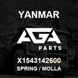 X1543142600 Yanmar SPRING / MOLLA | AGA Parts