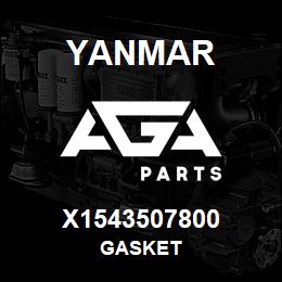 X1543507800 Yanmar GASKET | AGA Parts