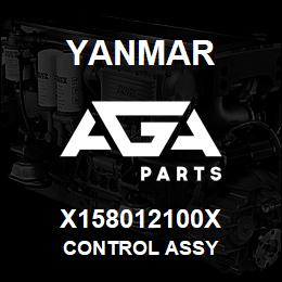 X158012100X Yanmar CONTROL ASSY | AGA Parts