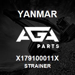 X179100011X Yanmar STRAINER | AGA Parts