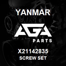 X21142835 Yanmar SCREW SET | AGA Parts