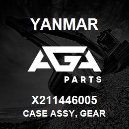 X211446005 Yanmar case assy, gear | AGA Parts