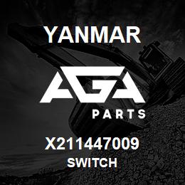 X211447009 Yanmar SWITCH | AGA Parts