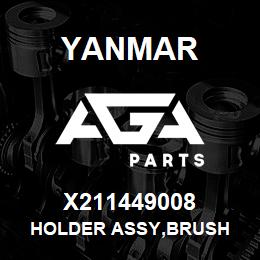 X211449008 Yanmar HOLDER ASSY,BRUSH | AGA Parts