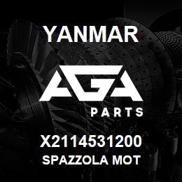 X2114531200 Yanmar SPAZZOLA MOT | AGA Parts