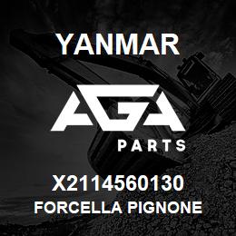 X2114560130 Yanmar FORCELLA PIGNONE | AGA Parts