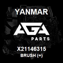 X21146315 Yanmar brush (+) | AGA Parts