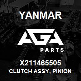 X211465505 Yanmar CLUTCH ASSY, PINION | AGA Parts