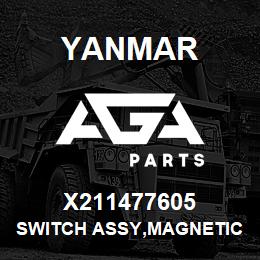 X211477605 Yanmar switch assy,magnetic | AGA Parts