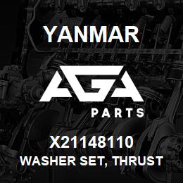 X21148110 Yanmar WASHER SET, THRUST | AGA Parts