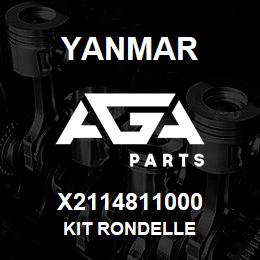 X2114811000 Yanmar KIT RONDELLE | AGA Parts