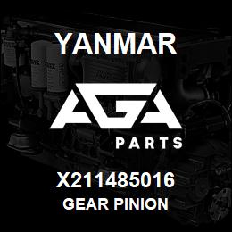 X211485016 Yanmar gear pinion | AGA Parts