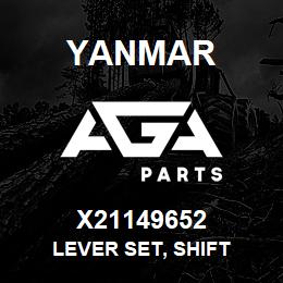 X21149652 Yanmar LEVER SET, SHIFT | AGA Parts