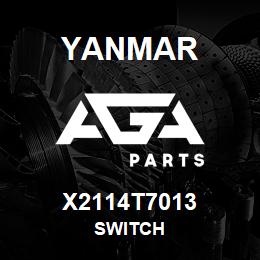 X2114T7013 Yanmar SWITCH | AGA Parts