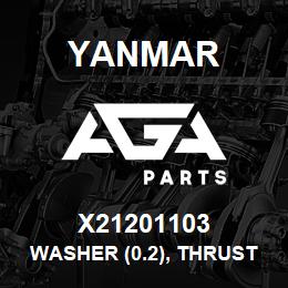 X21201103 Yanmar washer (0.2), thrust | AGA Parts