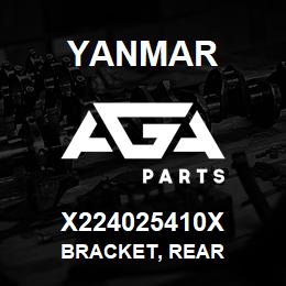 X224025410X Yanmar bracket, rear | AGA Parts