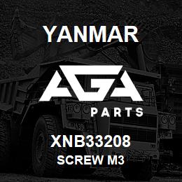 XNB33208 Yanmar screw m3 | AGA Parts