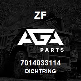 7014033114 ZF DICHTRING | AGA Parts