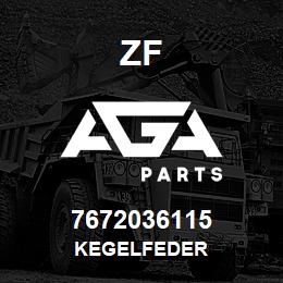 7672036115 ZF KEGELFEDER | AGA Parts