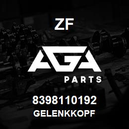 8398110192 ZF GELENKKOPF | AGA Parts