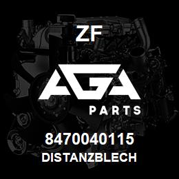 8470040115 ZF DISTANZBLECH | AGA Parts