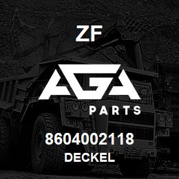 8604002118 ZF DECKEL | AGA Parts