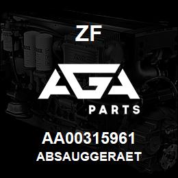 AA00315961 ZF ABSAUGGERAET | AGA Parts