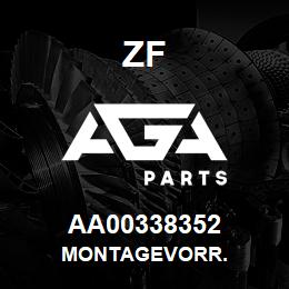 AA00338352 ZF MONTAGEVORR. | AGA Parts