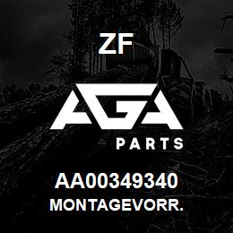 AA00349340 ZF MONTAGEVORR. | AGA Parts