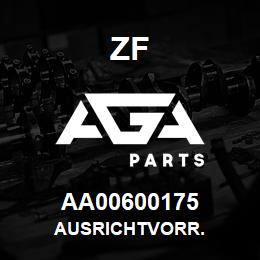 AA00600175 ZF AUSRICHTVORR. | AGA Parts