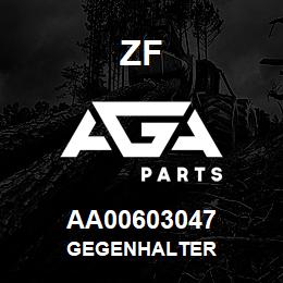 AA00603047 ZF GEGENHALTER | AGA Parts